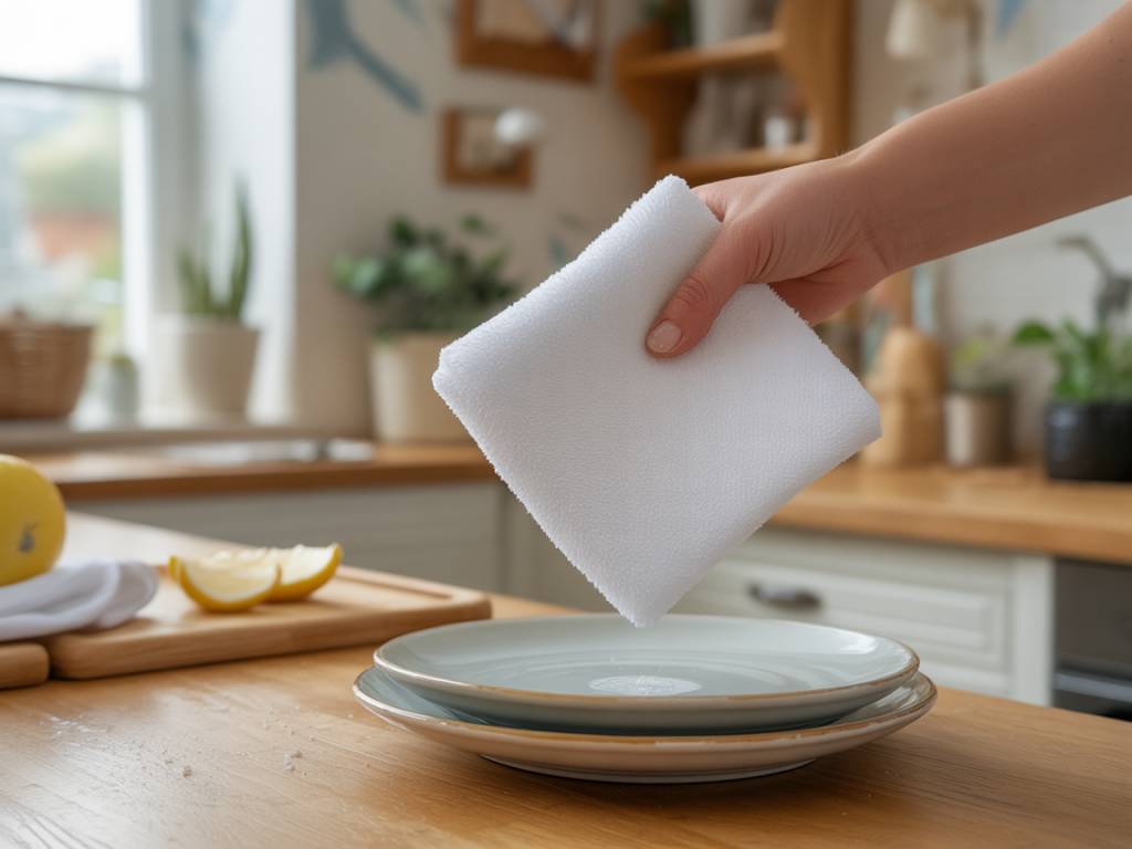 Torchon microfibre vaisselle : avantages d’un essuyage efficace et sans traces
